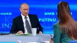 Putin potřinácté odpovídal na dotazy občanů