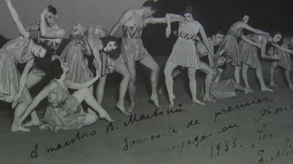 Fotografie z americké premiéry baletu Ruce