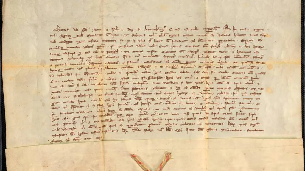 Listina Jana Lucemburského z roku 1316