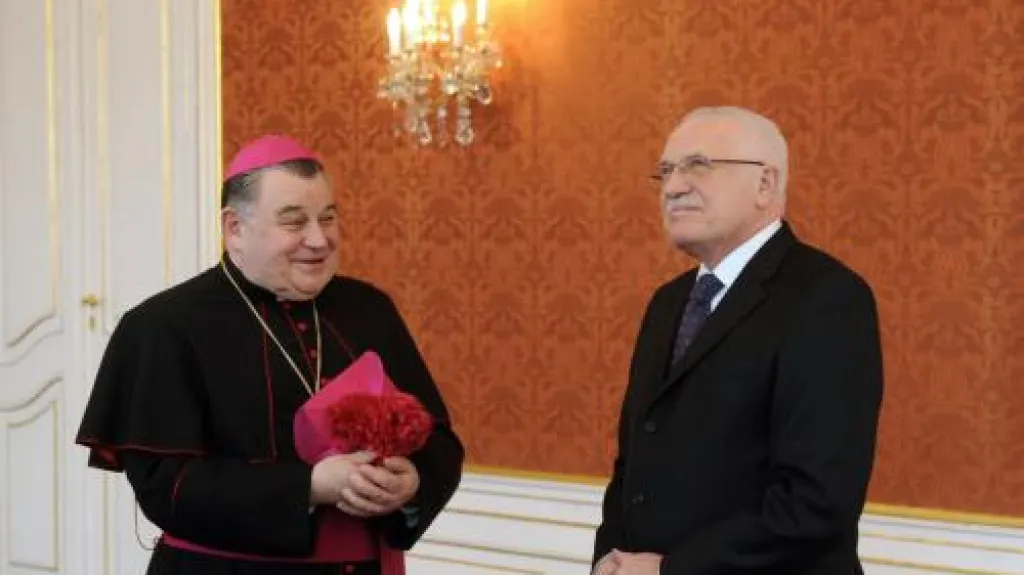 Dominik Duka a Václav Klaus