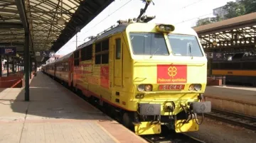 Vlak na Slovensko v Praze