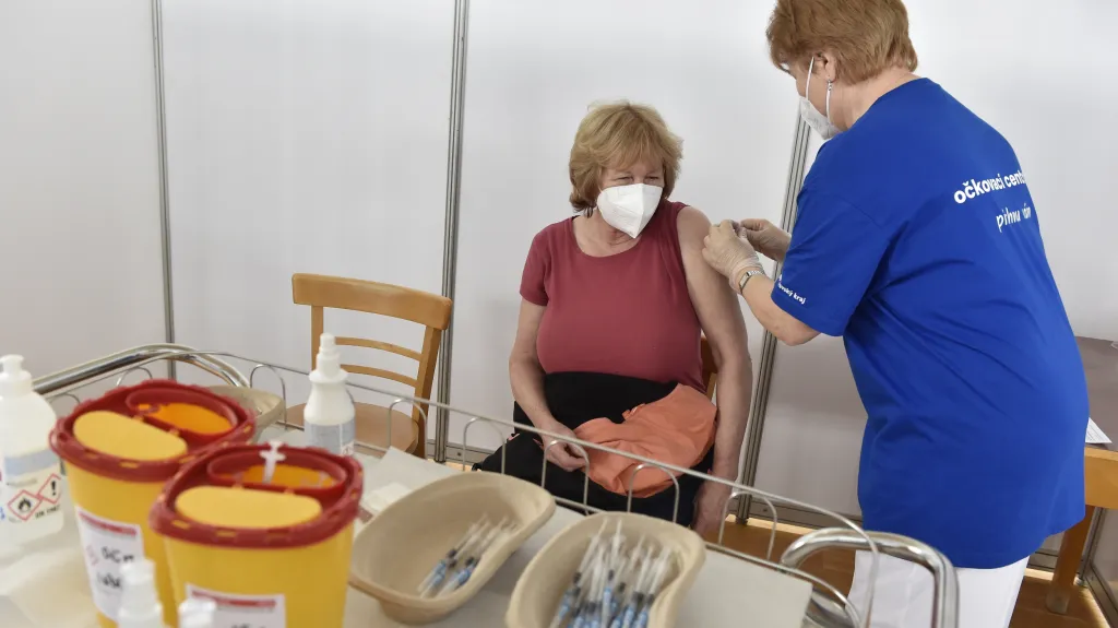 Očkovací centrum ve Vyškově