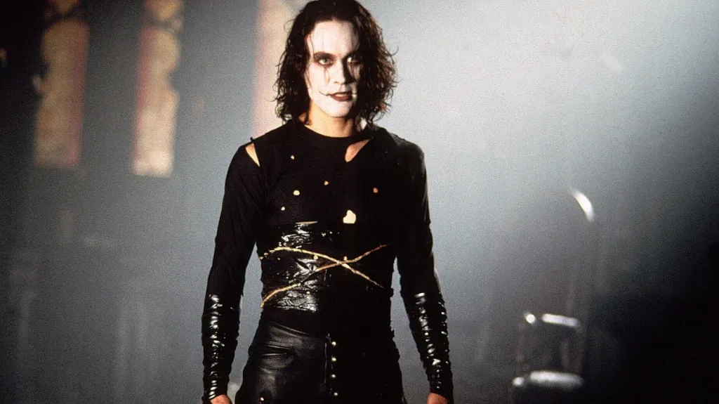 Brandon Lee ve filmu Vrána