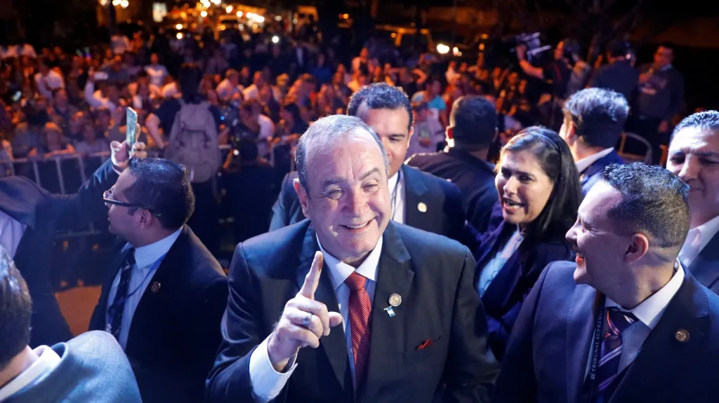 Alejandro Giammattei je novým prezidentem Guatemaly