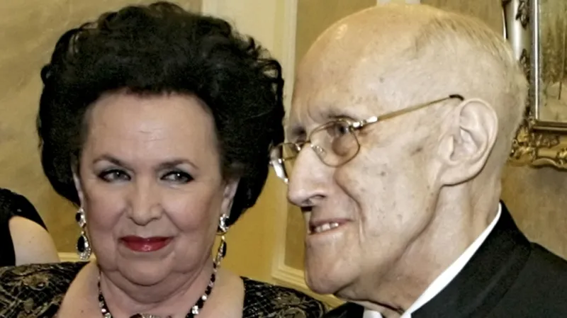 Galina Višněvská s manželem Mstislavem Rostropovičem