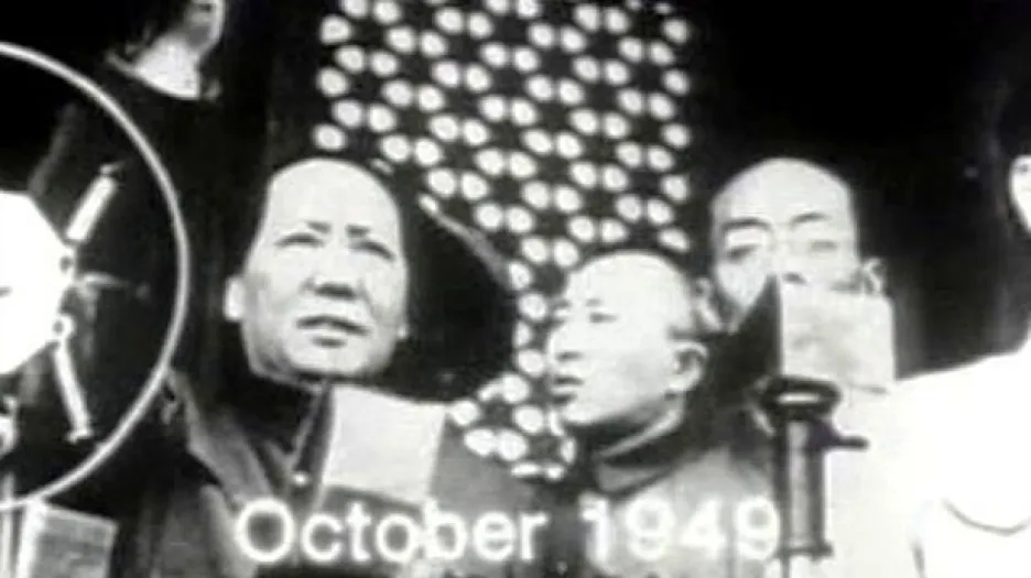 Mao Ce-tung na náměstí Tchien-an-men