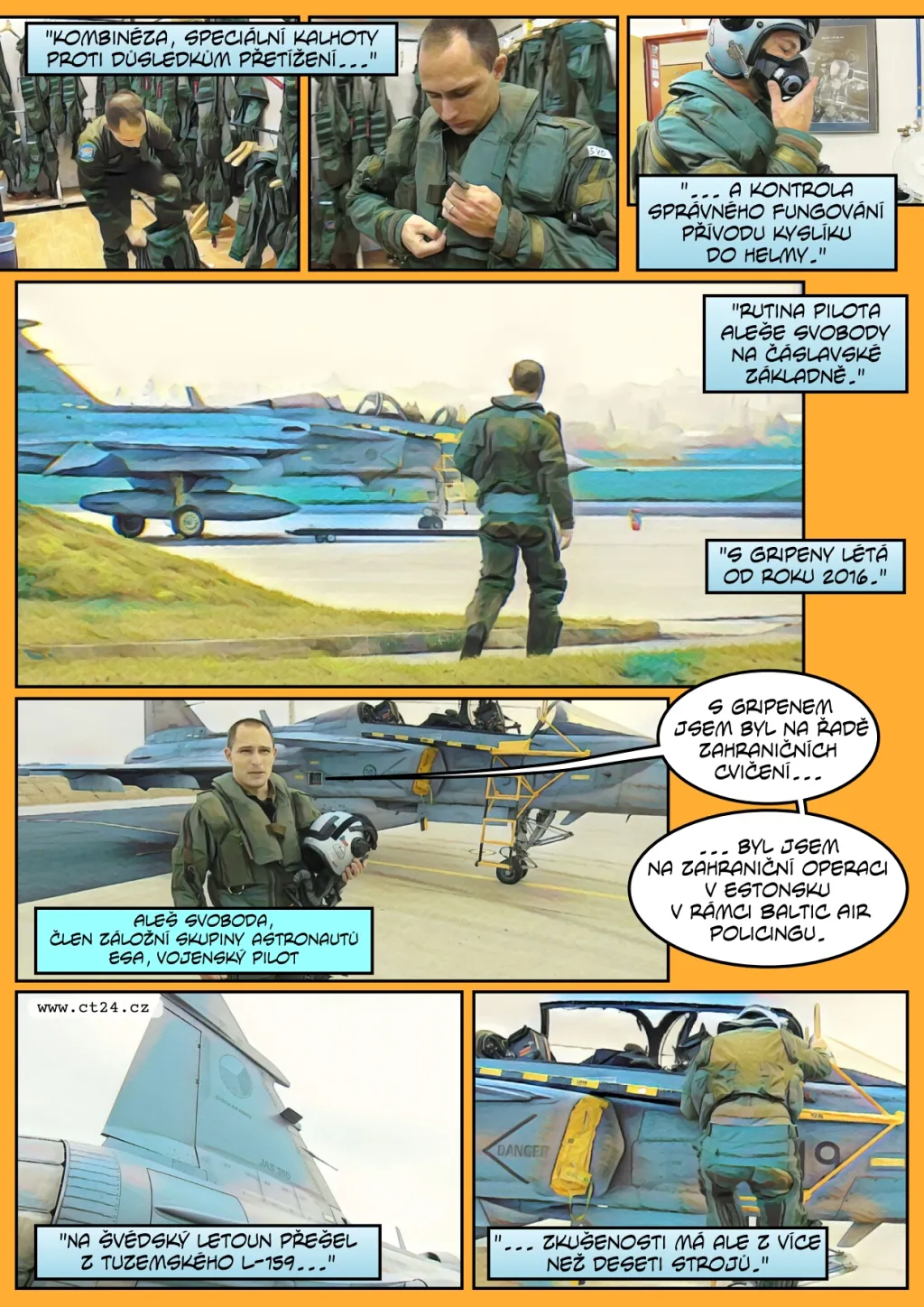 Český pilot se stal astronautem