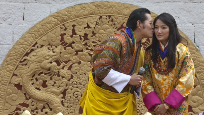 Bhútánský královský pár