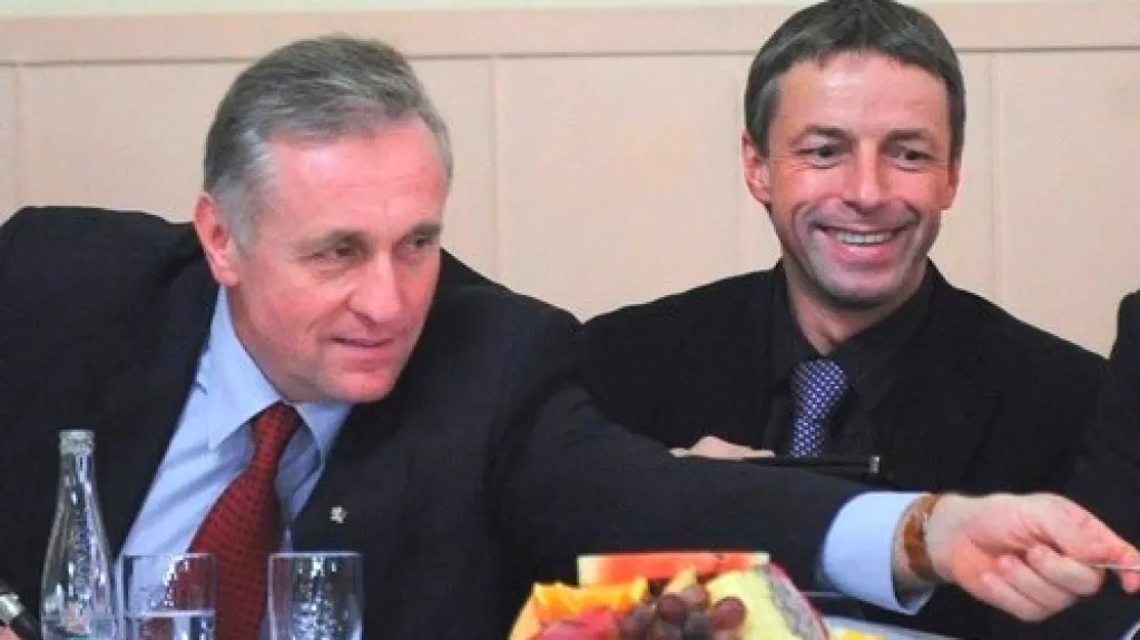 Mirek Topolánek a Pavel Bém