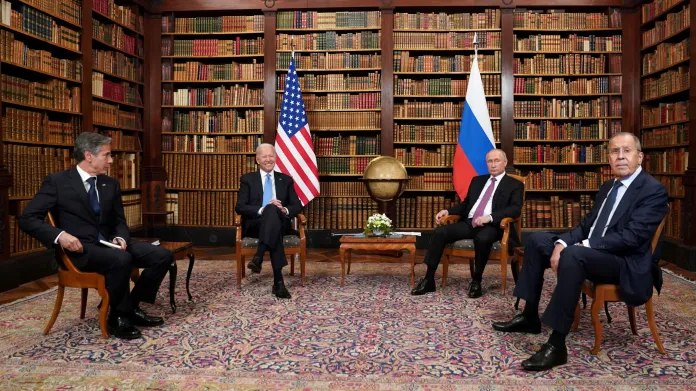 Jednání prezidentů a ministrů zahraničí USA a Ruska v Ženevě v roce 2021
