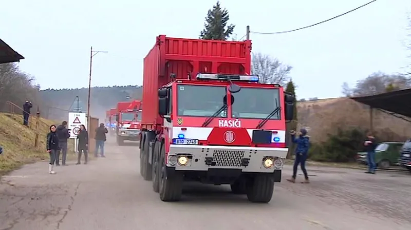 Odvoz munice z Vrbětic