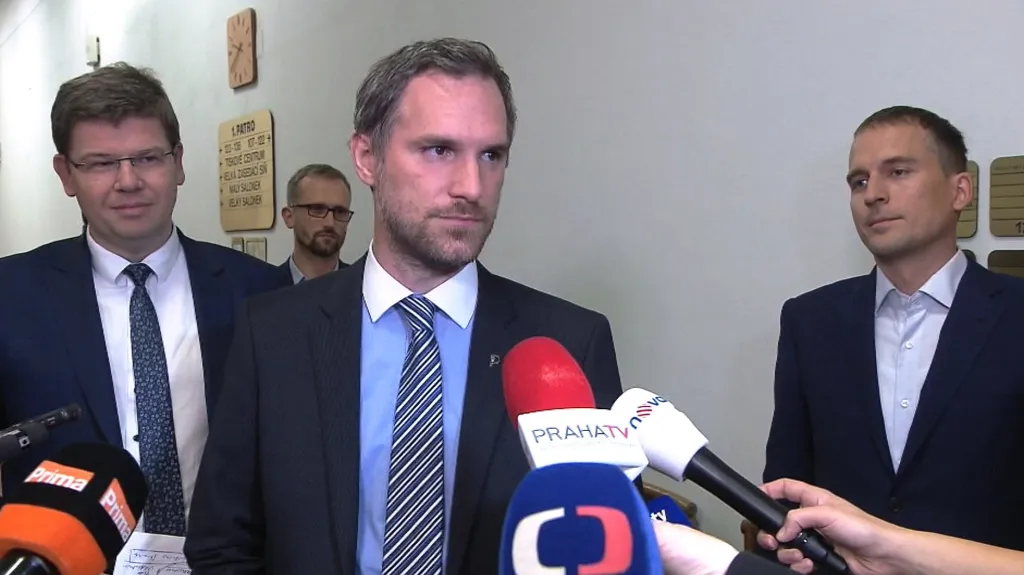 Jiří Pospíšil, Zdeněk Hřib a Jan Čižinský