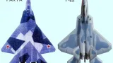 Srovnání ruské stíhačky PAK FA  a amerického letounu F-22