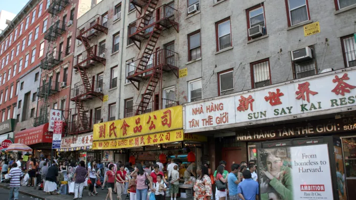Čínská čtvrť v New Yorku