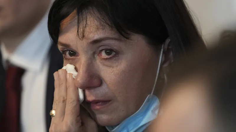 Matka zadrženého novináře Natalija Pratasevičová