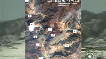 Satelitní snímky severokorejských pracovních táborů
