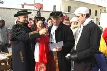 Masopustní průvod ve Velké Bystřici