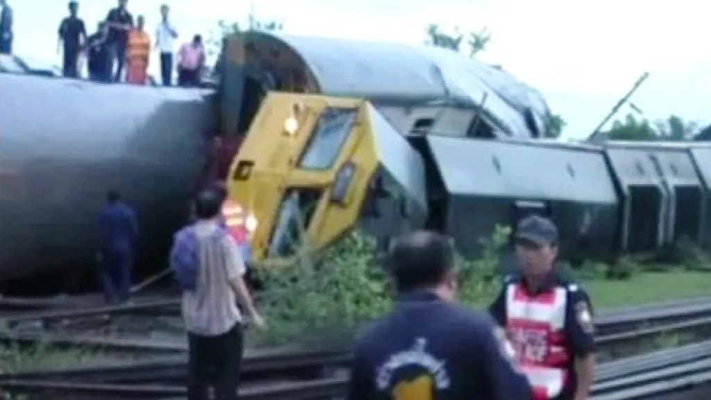 V Thajsku vykolejil vlak
