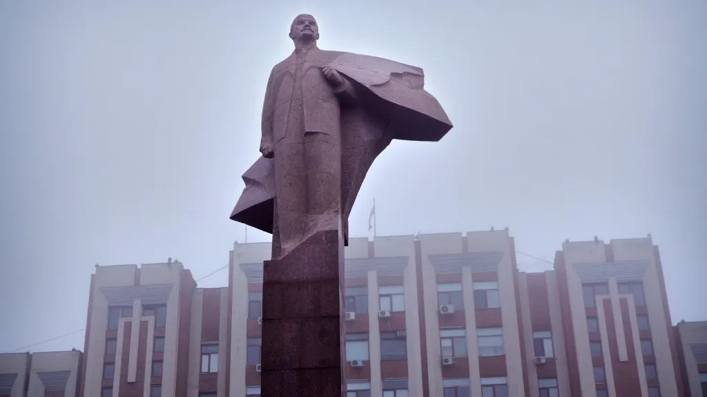 Centrum hlavního města Podněstří Tiraspolu