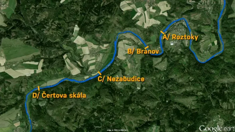 Čtyři místa pod Křivoklátem, kde by mohla hráz stát