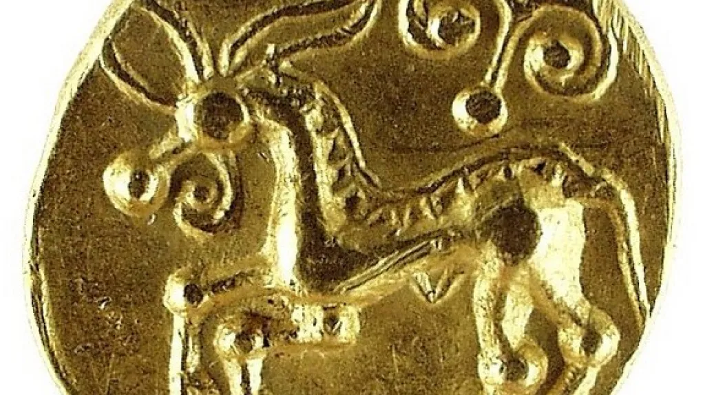 Keltská zlatá mince