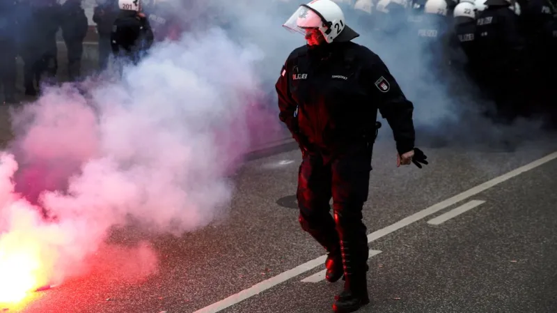 Demonstrace v Hamburku