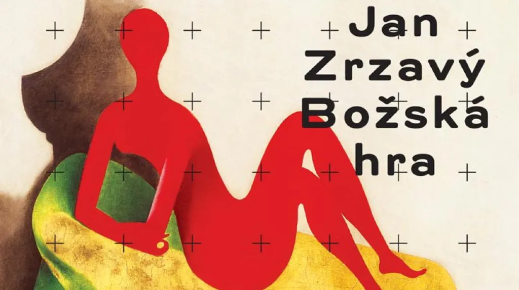 Plakát k výstavě Božská hra s obrazem Kleopatra II (1919)