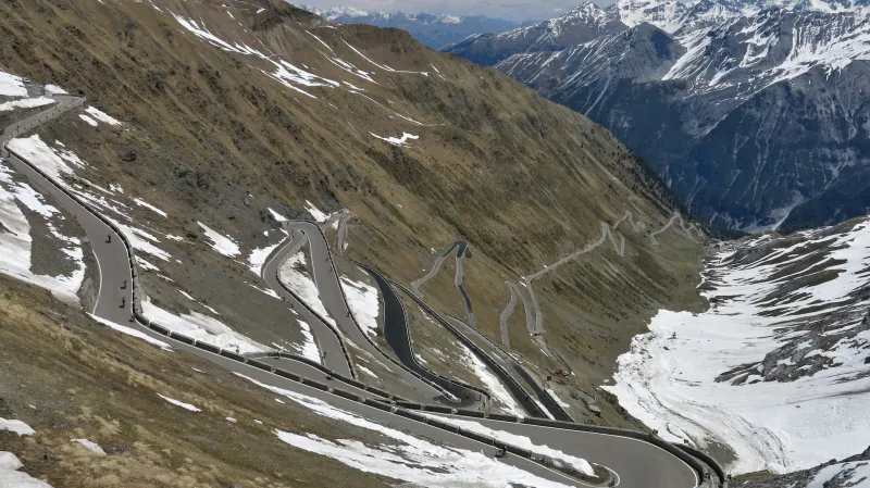 Passo dello Stelvio v Itálii - Ilustrační foto