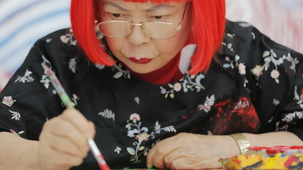 Japonská umělkyně Jajoi Kusamaová