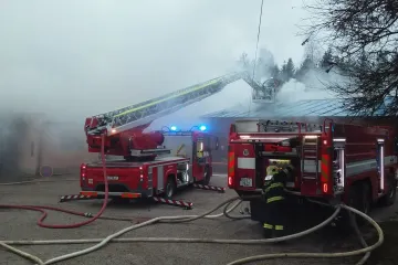 Na Příbramsku hořel rekreační areál. Škoda přesáhne deset milionů