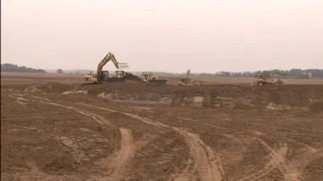 Budoucí golfové hřiště mezi Českem a Rakouskem