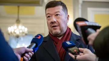 Tomio Okamura po jednání koaliční rady, 26. ledna 2026