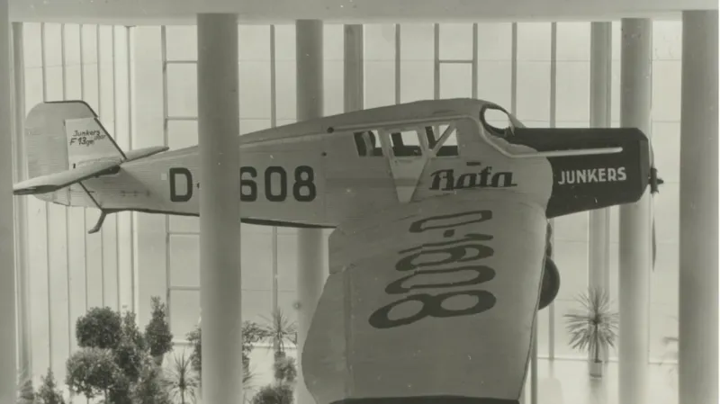 Letadlo v Památníku Tomáše Bati