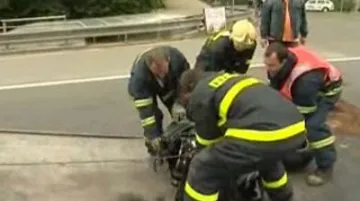 Hasiči u nehody