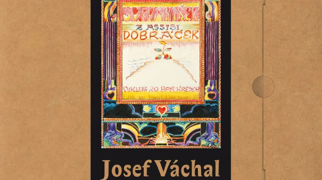 František z Assisi Dobráček - knižní soubor akvarelů Josefa Váchala