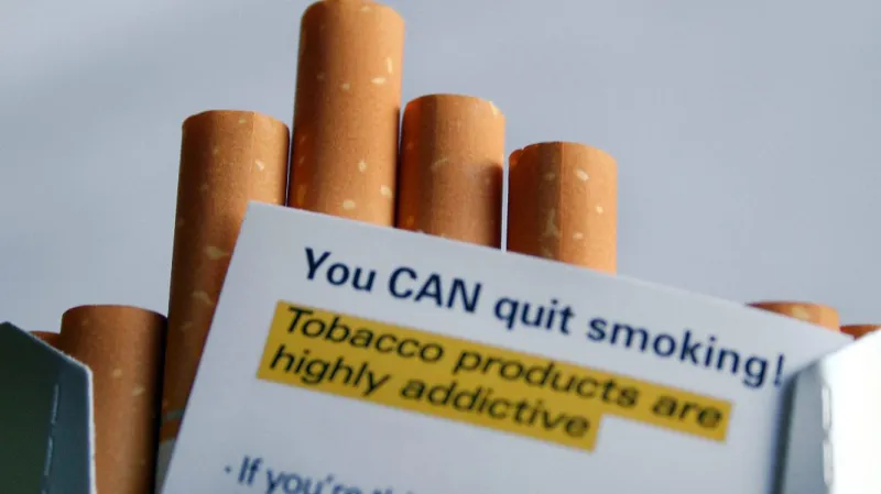 Vzkaz kuřákům v kanadských cigaretách