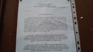 Městský úřad v Moravském Krumlově zakázal manipulaci s epopejí
