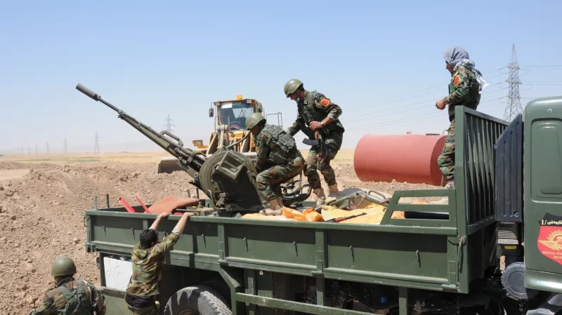 Kurdské jednotky v Iráku