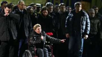 Reportáž: První kroky Tymošenkové na svobodě vedly na Majdan