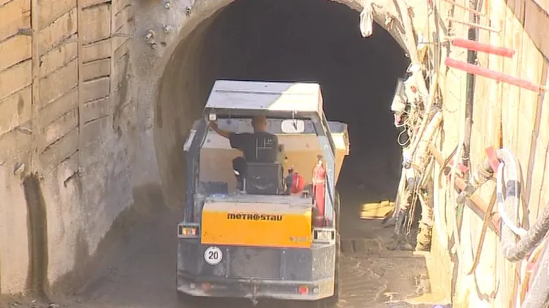 Stavba protipovodňové štoly