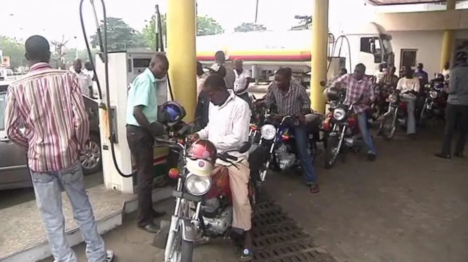 Nigerijská benzinová stanice