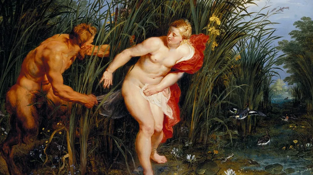 Peter Paul Rubens / Pan a Syrinx (1617)