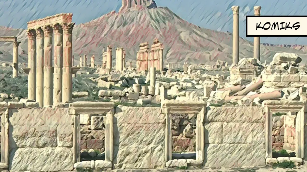Obnova poničených artefaktů z Palmýry