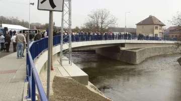 Slavnostní otevření mostu v Bojkovicích