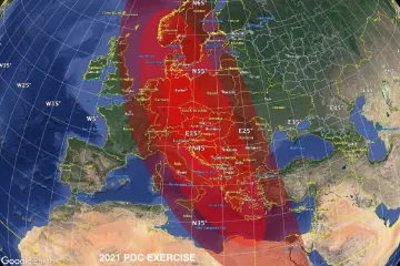 NASA simuluje, co by udělal dopad asteroidu na Zemi. Fiktivní těleso míří k Českým Budějovicím