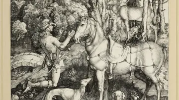 Albrecht Dürer / Svatý Eustach, kolem 1500