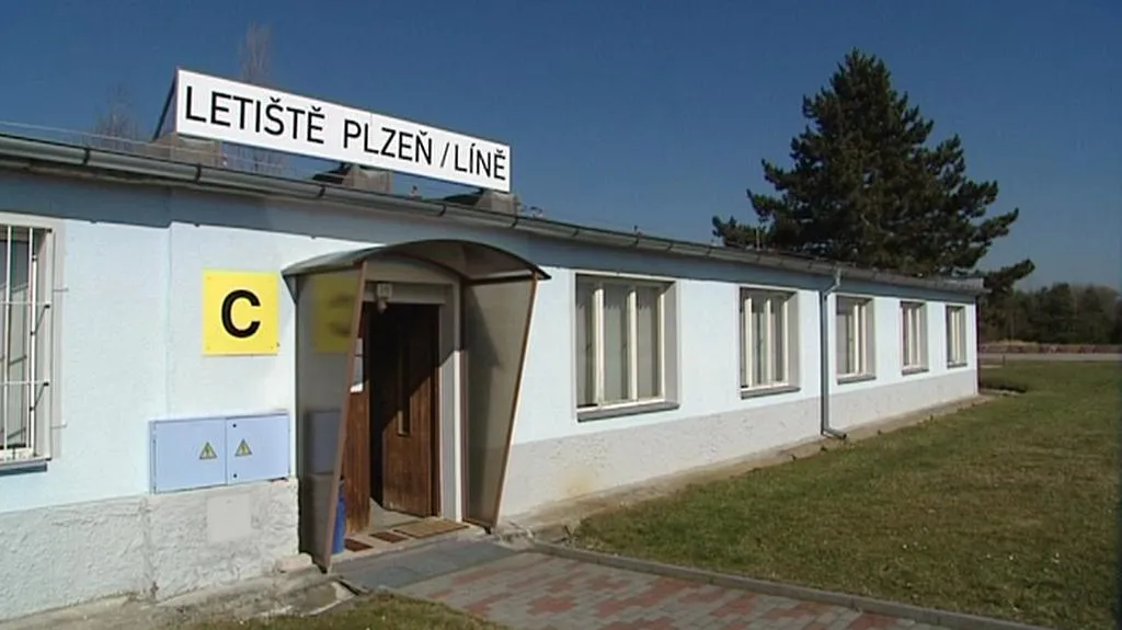 Líňské letiště nedaleko Plzně