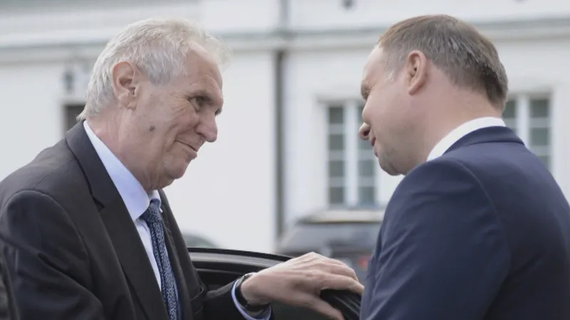Prezidenti Miloš Zeman a Andrzej Duda