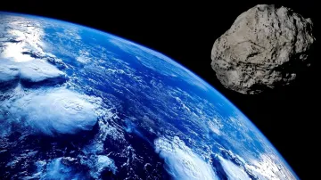 Vizualizace asteroidu poblíž Země