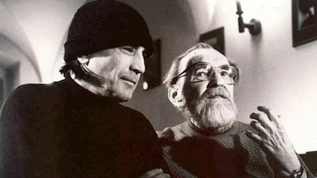 Mejla Hlavsa a Egon Bondy